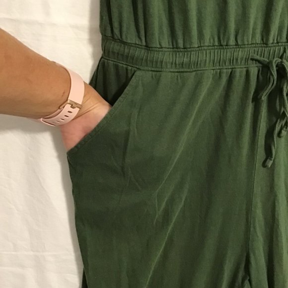 Nanavatee Short Sleeve Drawstring Waist Jumpsuit Size M - Picture 4 of 7